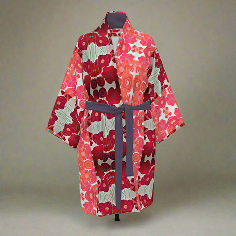Sunrise 360 'Poppies for Papi' Kimono