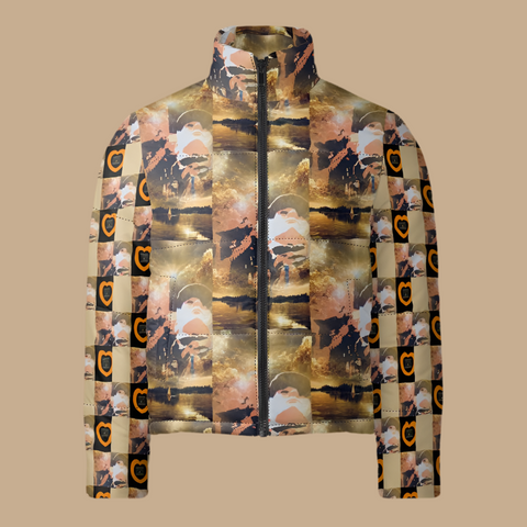 Caringkind 'Two Halves' Camo Puffer Jacker