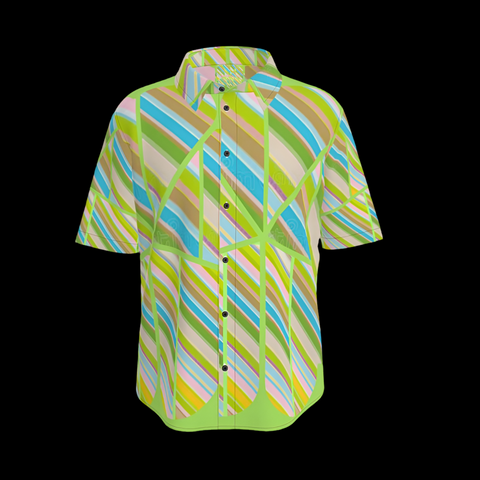 'Clover Striper' Short Sleeve Shirt