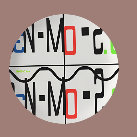 BM2-Casa ‘Logo' China Plates