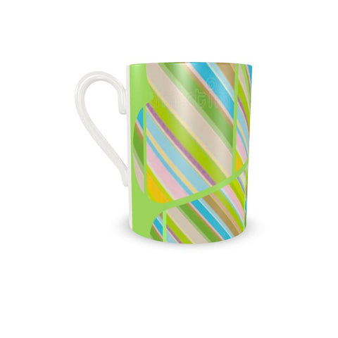 BM2-Casa 'Clover Striper' Cup & Saucer