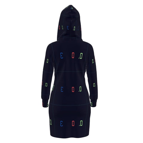 ‘Blackout' Hoodie Dress