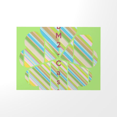 BM2-Casa 'Clover Striper' Tray