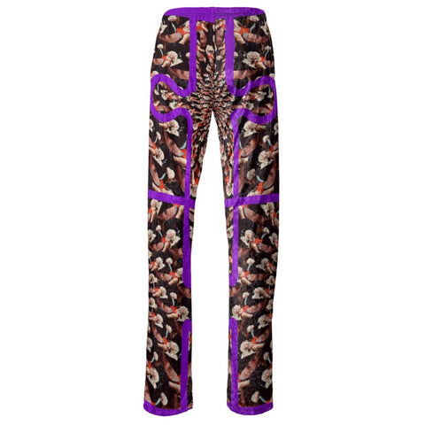 'Purple Peacock' Women's Trousers