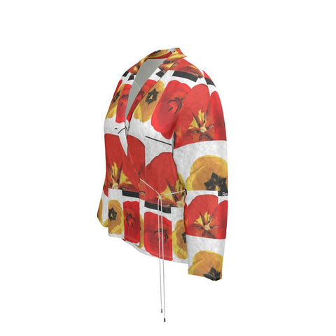 'Dua Tulipa' Snapshots Wrap Blazer