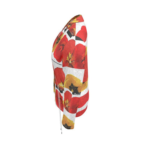 'Dua Tulipa' Snapshots Wrap Blazer