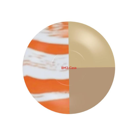 BM2-Casa 'Orange Swirl' Cup & Saucer
