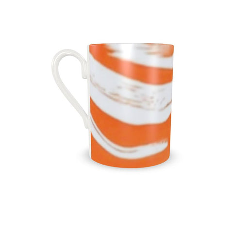 BM2-Casa 'Orange Swirl' Cup & Saucer