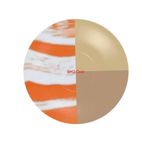 BM2-Casa 'Orange Swirl' Cup & Saucer