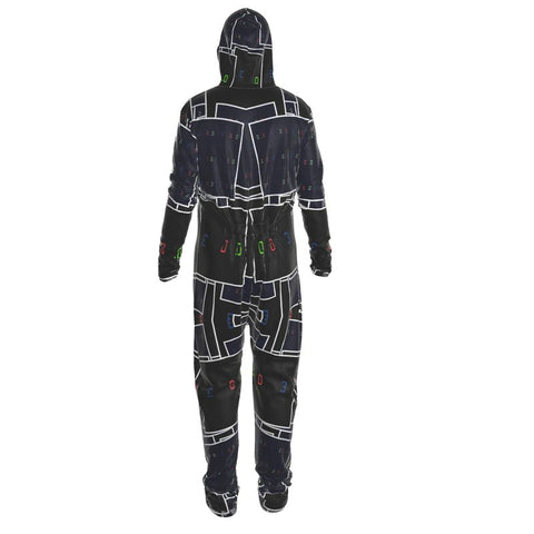 'Blackout-Blueprint' Hazmat Suit