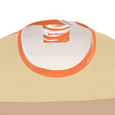 'Orange Swirl On The Beach' Long Sleeve T-shirt