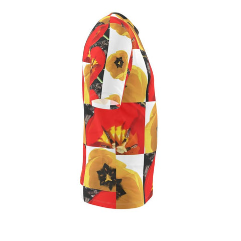 CaringKind ‘Dua Tulipa' Cut & Sew Men's T-shirt