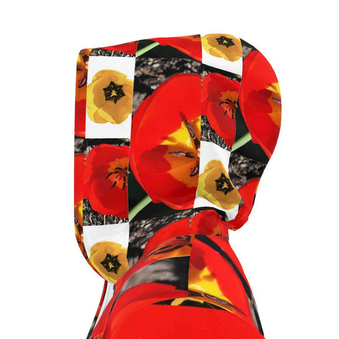 'Dua Tulipa' Women's Hooded Mac Raincoat