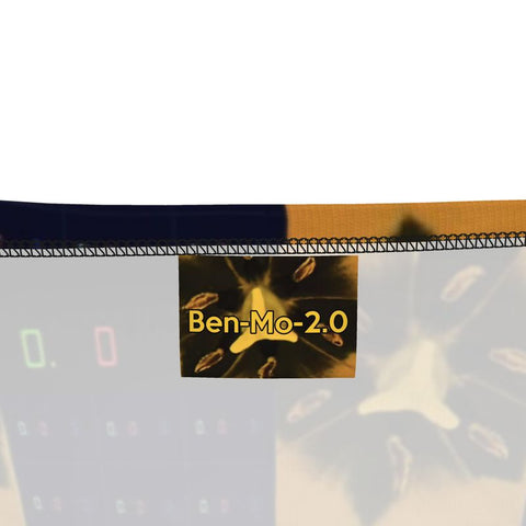 'Blacout-Blueprint' Stamen Ladies Crop Top