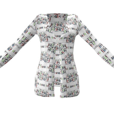 'Logo' Ladies Cardigan w\ Pockets