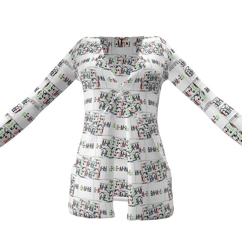 'Logo' Ladies Cardigan w\ Pockets