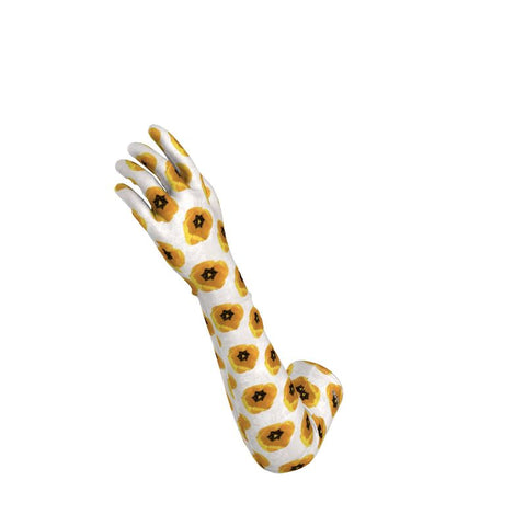 ‘Dua Tulipa' Amarillo Long Gloves