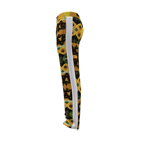 'Dua Tulipa' Nero Amarillo Men's Tracksuit Trousers