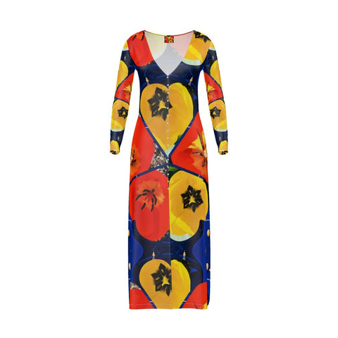 'Les Fleurs au Voyage' Ladies Maxi Cardigan