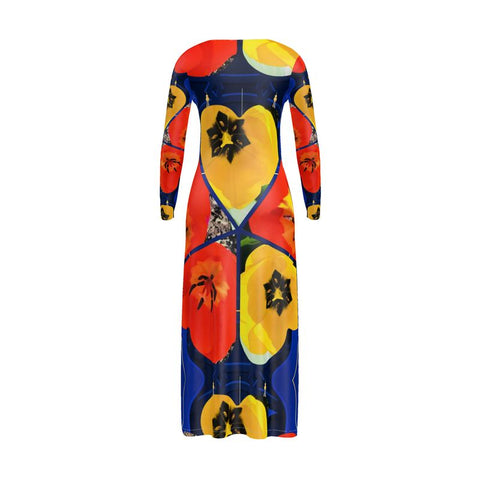 'Les Fleurs au Voyage' Ladies Maxi Cardigan