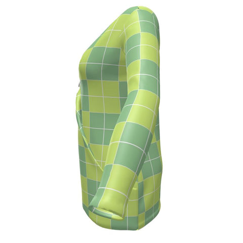 ‘Irish Tee Checkerboard' Ladies Cardigan w/ Pockets