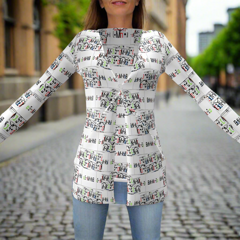 'Logo' Ladies Cardigan w\ Pockets