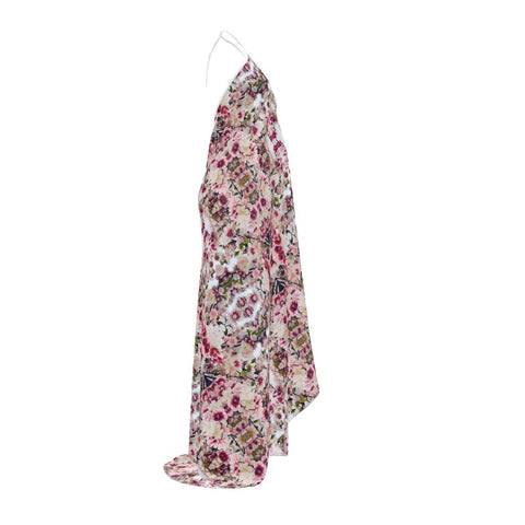 ‘Rula's Cherry Blossom' Halterneck Backless Dress