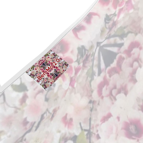 ‘Rula's Cherry Blossom' Halterneck Backless Dress