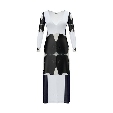 'The Ben' Ink-Blot Ladies Maxi Cardigan