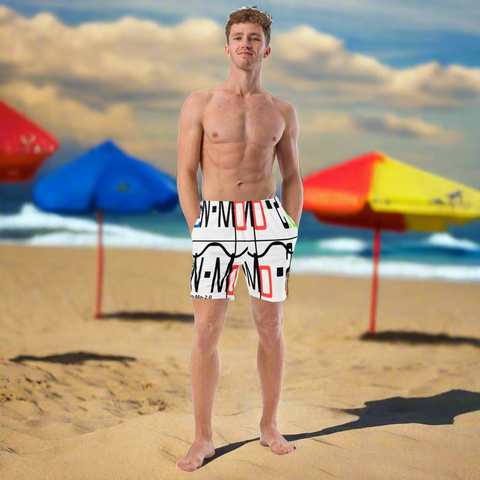 'Logo' Men's Recycled Swim Trunks