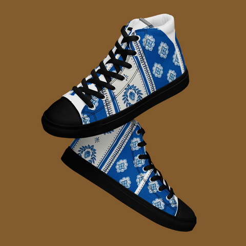 'Le Muse du Ben' Women’s High Top Canvas Shoes