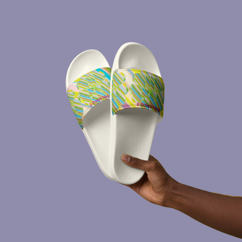 ‘Clover Striper’ Men's Slides