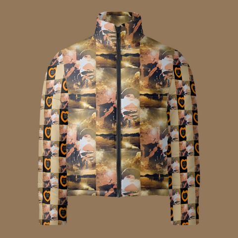 Caringkind 'Two Halves' Camo Puffer Jacker