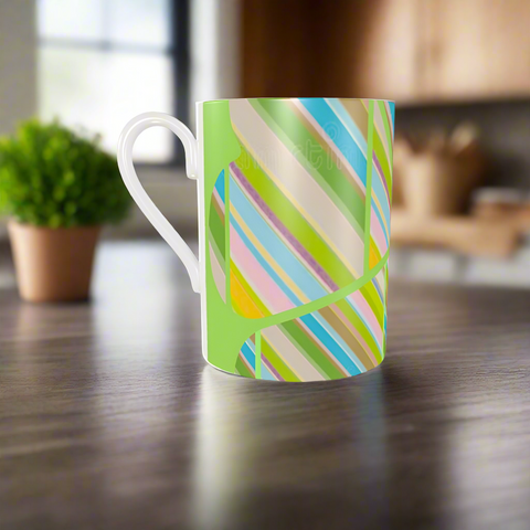 BM2-Casa 'Clover Striper' Cup & Saucer