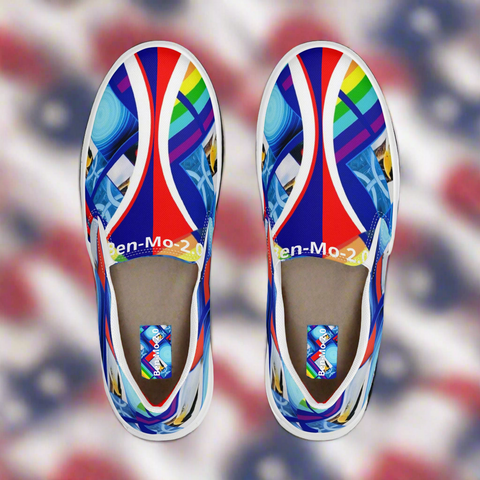 ‘American Dreams’ Men’s Slip-on Canvas Shoes