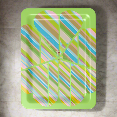 BM2-Casa 'Clover Striper' Tray