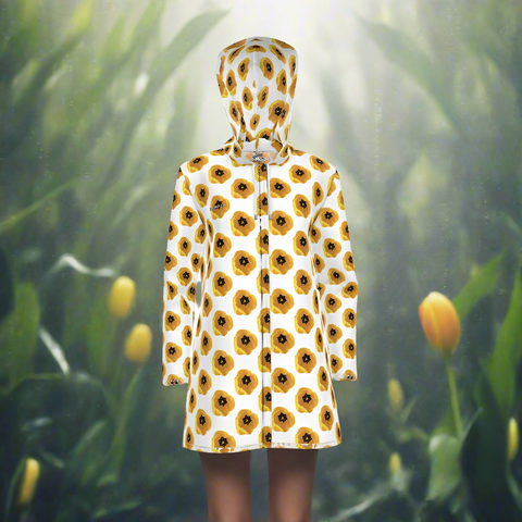 Sunrise 360 ‘Una Tulipa' Hooded Rain Mac