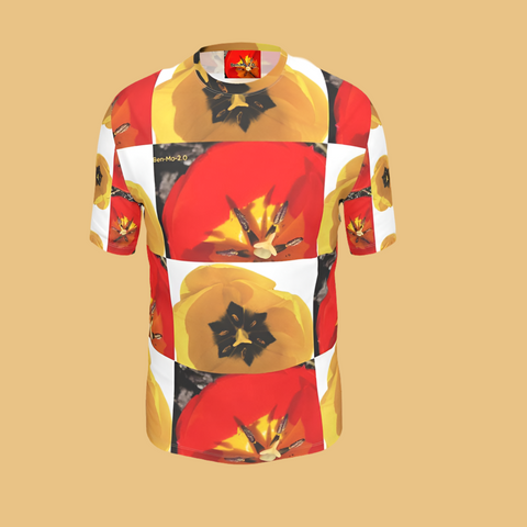 CaringKind ‘Dua Tulipa' Cut & Sew Men's T-shirt
