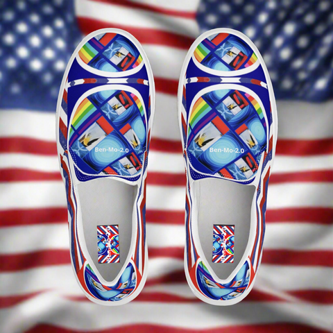 ‘American Dreams’ Women’s Slip-on Canvas Shoes