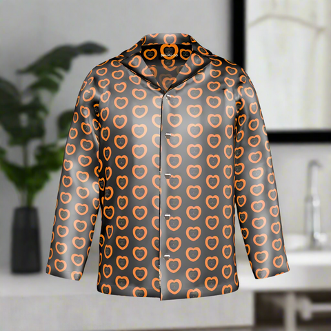Caringkind ‘Caregiver Hearts’ Men's Luxury Pajama Shirt-Sample