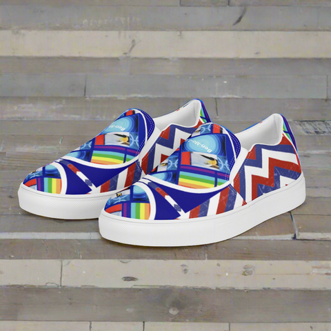 ‘American Dreams’ Women’s Slip-on Canvas Shoes
