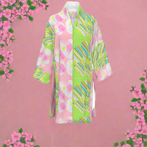 ‘Dueling Clover' Unisex Kimono