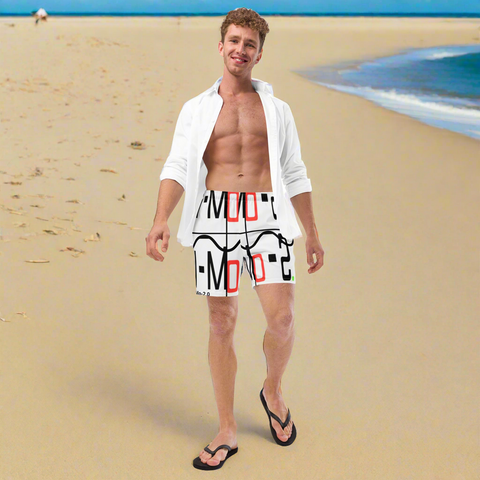 'Logo' Men's Recycled Swim Trunks