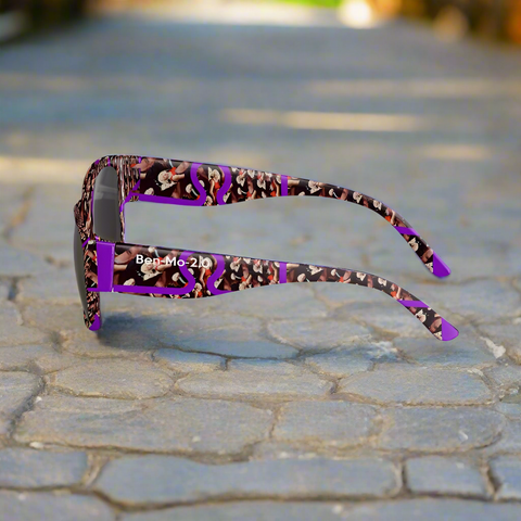 'Purple Peacock' Sunglasses