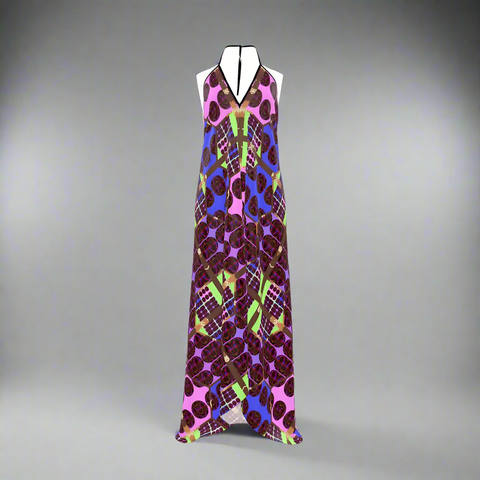 ‘Hot Wired' Halterneck Backless Dress