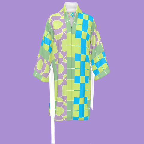 ‘Irish Tee Checkerboard' Kimono
