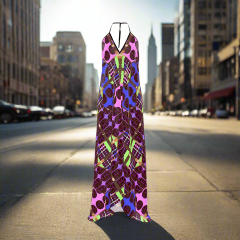 ‘Hot Wired' Halterneck Backless Dress