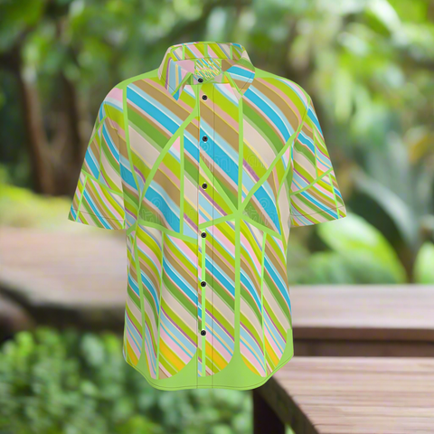 'Clover Striper' Short Sleeve Shirt