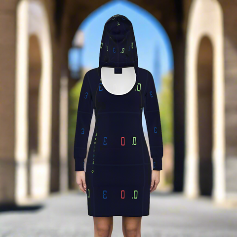 ‘Blackout' Hoodie Dress