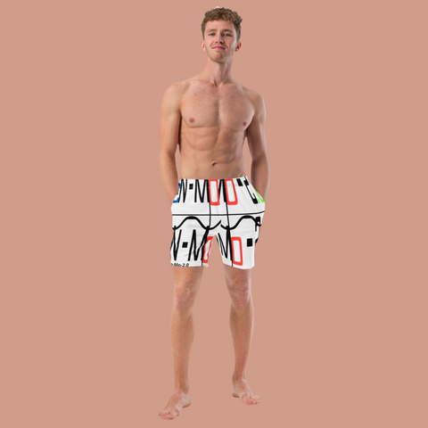 'Logo' Men's Recycled Swim Trunks
